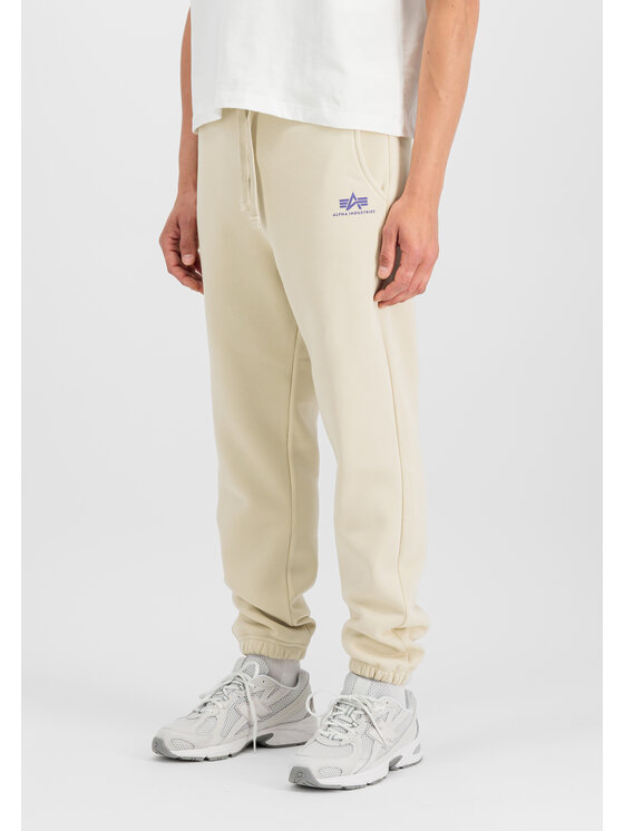 Alpha Industries Alpha Industries Joggery Basic Small Logo II Jogger Beżowy Regular Fit