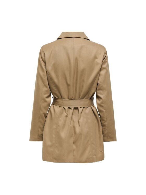 ONLY ONLY Καπαρτίνα Trench valerie Μπεζ Regular Fit