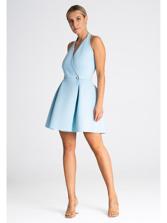 FIGL FIGLFIGL Vestito M977 Blu Regular Fit