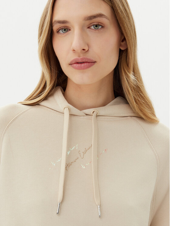Armani Exchange Armani Exchange Džemperis ar kapuci XW000157 AF11852 U1092 Bēšs Regular Fit