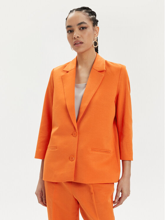Tamaris Apparel Tamaris Apparel Giacca da abito Craon TAW0511 Arancione Relaxed Fit