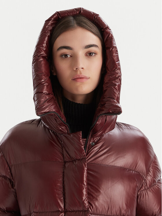 Hetregó Hetregó Vatovaná bunda 8P781 25WD24 Bordó Regular Fit