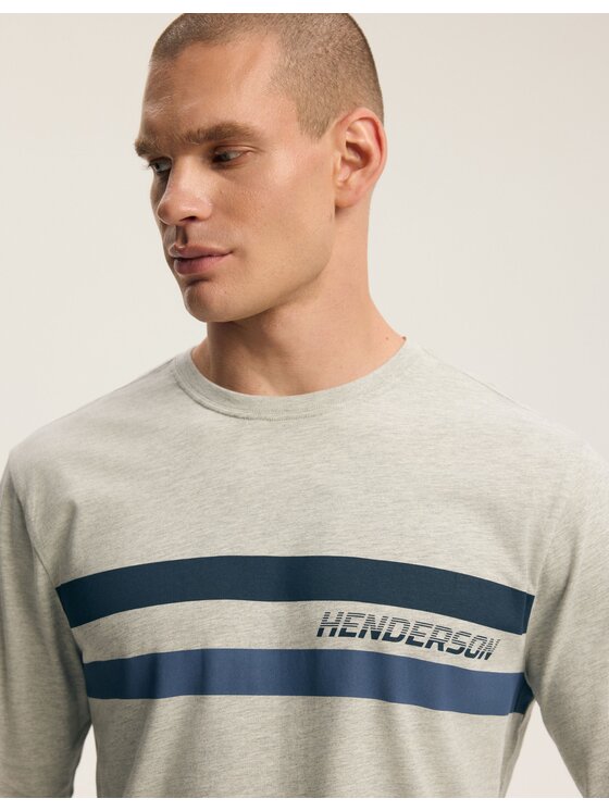 Henderson Henderson Piżama 45493 Szary Regular Fit