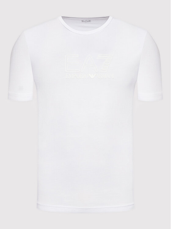 EA7 Emporio Armani EA7 Emporio Armani Tričko 3LPT81 PJM9Z 1100 Biela Regular Fit