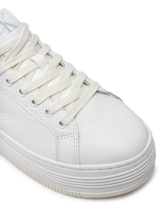 Calvin Klein Jeans Calvin Klein Jeans Laisvalaikio batai Bold Flatf Low Mix Ohb YW0YW01632 Balta