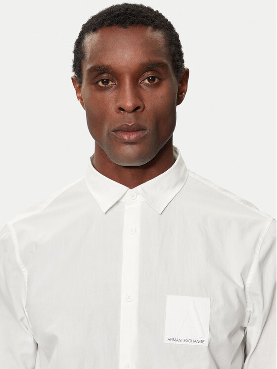 Armani Exchange Armani Exchange Camicia 6DZC20 ZNXLZ 1116 Bianco Regular Fit