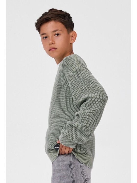minoti minoti Sweter 33KNIT268 Khaki Regular Fit