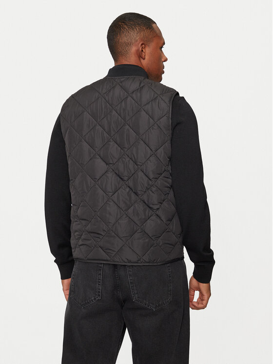 Jack & Jones Jack & Jones Γιλέκο Karl 12249375 Μαύρο Regular Fit