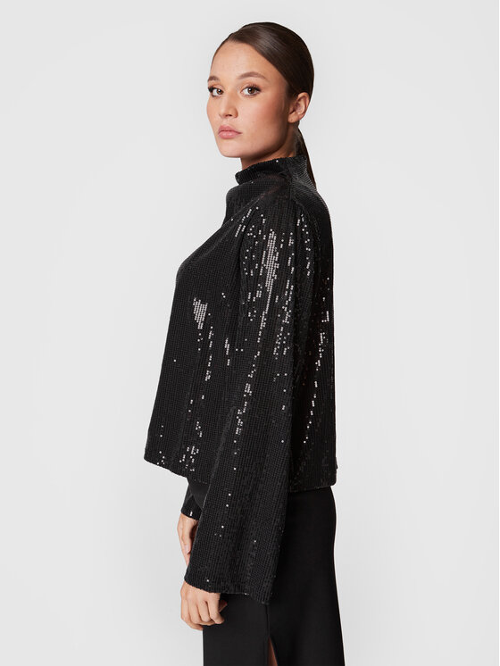 Glamorous Glamorous Bluse GS0424 Schwarz Regular Fit