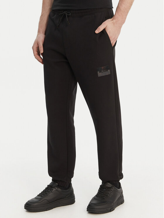 HUGO HUGO Dressipüksid Daylony 50557453 Must Regular Fit