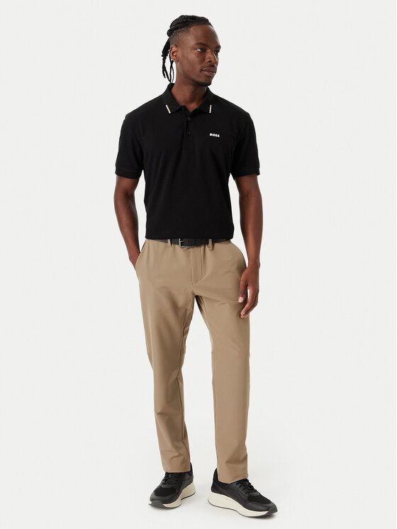 BOSS BOSS Polo Swing Paddy 50564779 Czarny Regular Fit