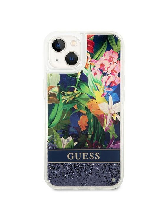 Guess Guess Etui na telefon iPhone 14 Niebieski