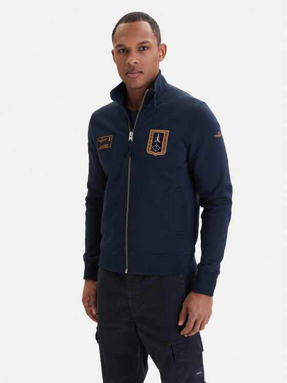 Aeronautica Militare Aeronautica Militare Bluză 261FE2102UF00679 Bleumarin Regular Fit