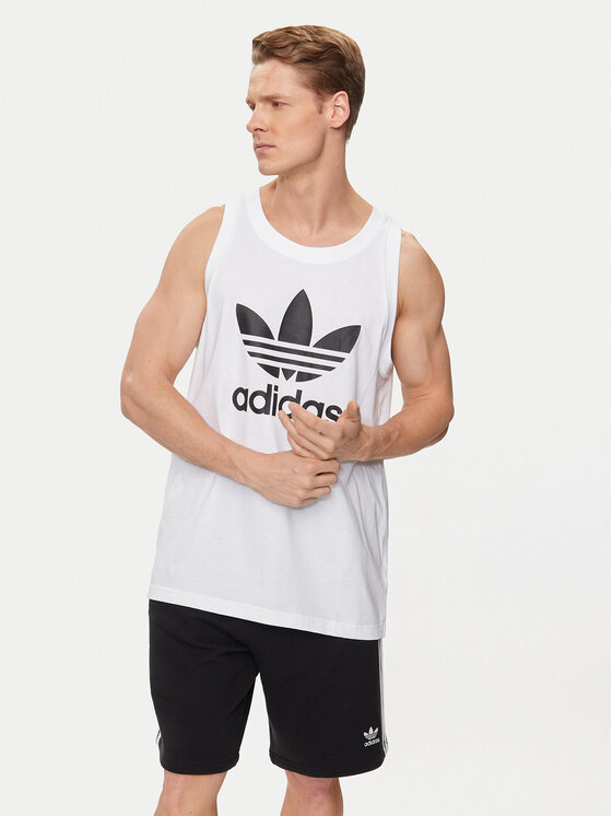 adidas adidas Tank top adicolor Classics Trefoil IA4808 Λευκό Regular Fit