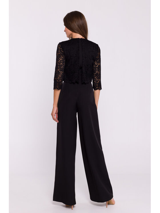 Stylove Stylove Kombinezon S381 Czarny Ladies Fit