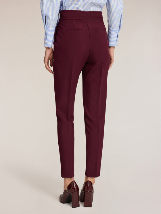 Motivi Motivi Pantaloni di tessuto P286Q104417N036 Bordeaux Boy Fit