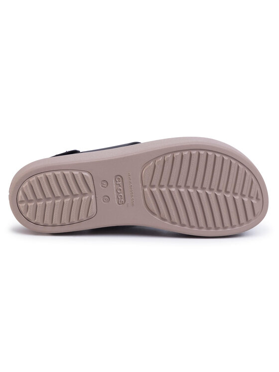 Crocs Crocs Sandale Brooklyn Low Wedge W 206453 Crna
