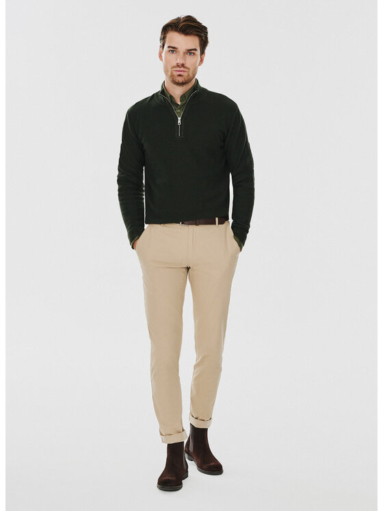 Pako Lorente Pako Lorente Sweter P24WF-2X-027 Zielony Classic Fit