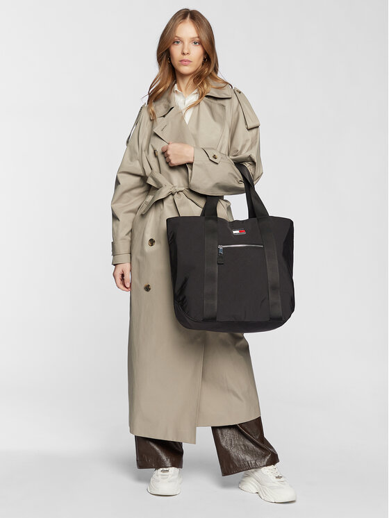 Tommy Jeans Tommy Jeans Дамска чанта Tjw Festival Tote AW0AW11644 Черен