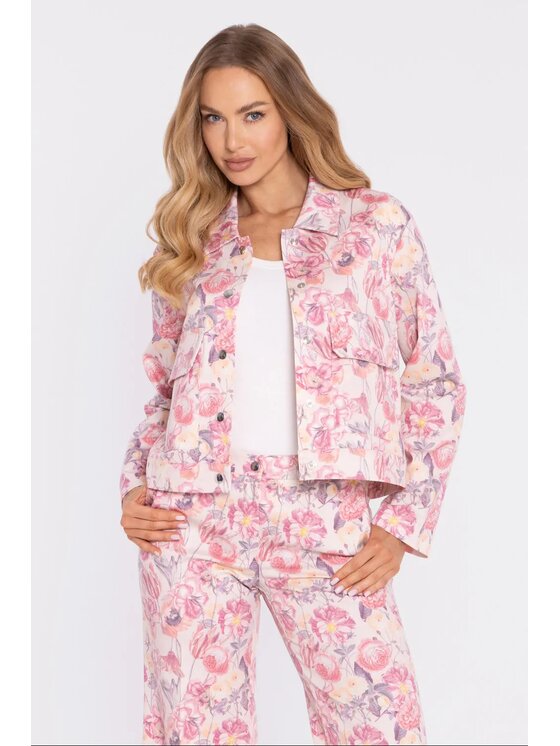 Made of Emotion Made of Emotion Giacca da abito M910 Rosa Boxy Fit