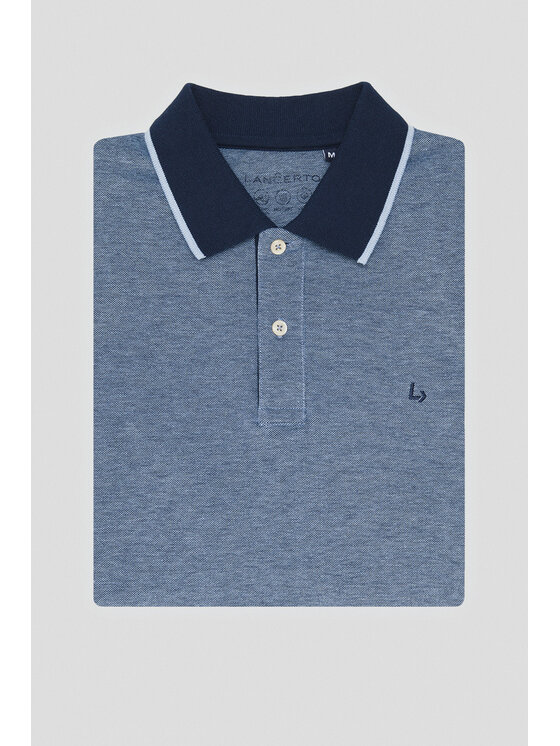 Lancerto Lancerto Polo Brody PO073124000024 Niebieski Regular Fit