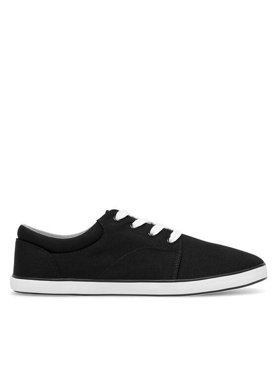 Lanetti Lanetti Sneakers aus Stoff MS20347-11 Schwarz