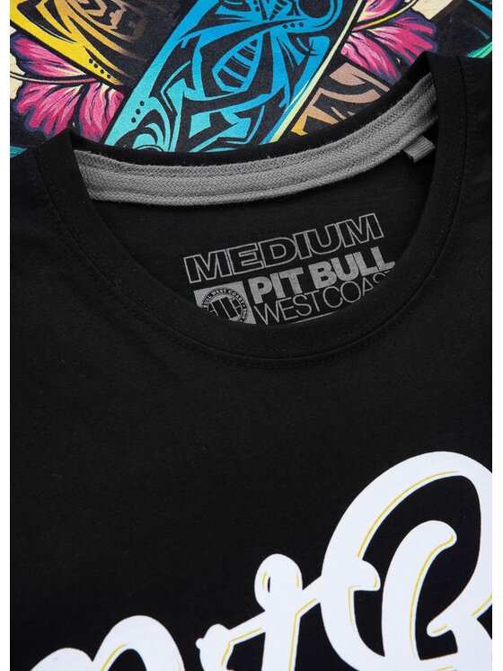 PITBULL PITBULL T-Shirt Surfdog Czarny Regular Fit