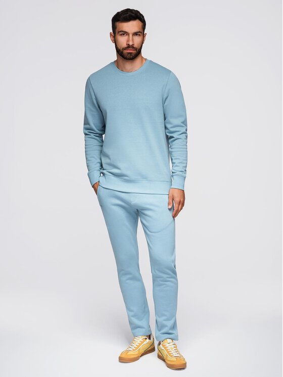 Ombre Ombre Komplet dresowy Z122 Błękitny Regular Fit