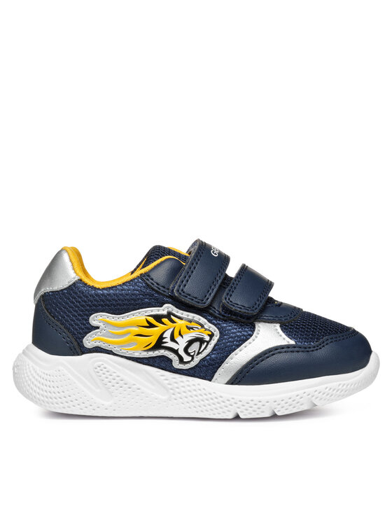 Dziecięce Sneakersy Geox, Rozmiar 22, Grantowe, B Sprintye B554UB 01454 C4229 M