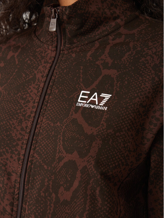 EA7 Emporio Armani EA7 Emporio Armani Bluza 7W001415 AF26043 F6007 Brązowy ciemny Regular Fit
