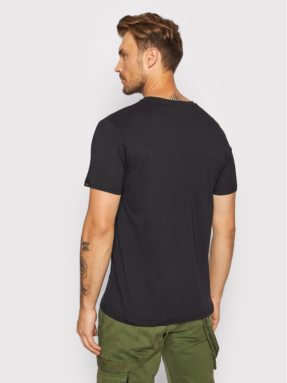 Alpha Industries Alpha Industries Tričko Basic 118505 Čierna Regular Fit