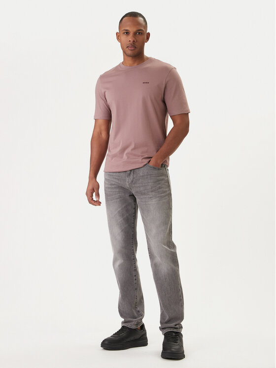 HUGO HUGO Tricou Dero222 50466158 Bej Regular Fit