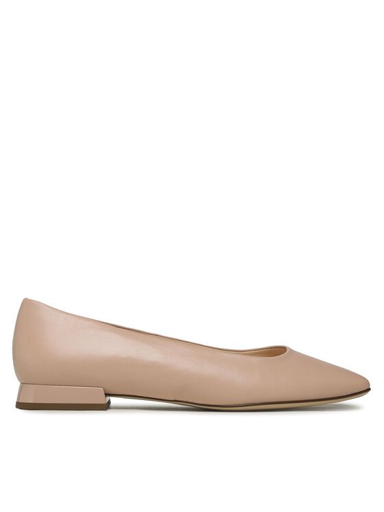 Högl Damen Ballerinas 'Kate' In Almond – Weite Passform, 41 EU, Mit 2 Cm Blockabsatz