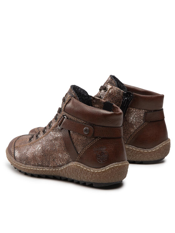 Rieker Rieker Schnürschuhe L7527-24 Braun
