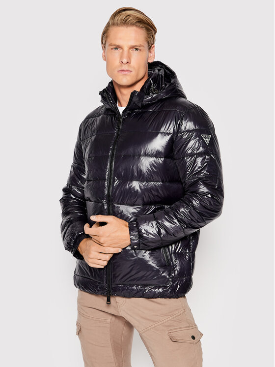 Guess Guess Μπουφάν μεταβατικό M2YL27 WEJK0 Σκούρο μπλε Regular Fit