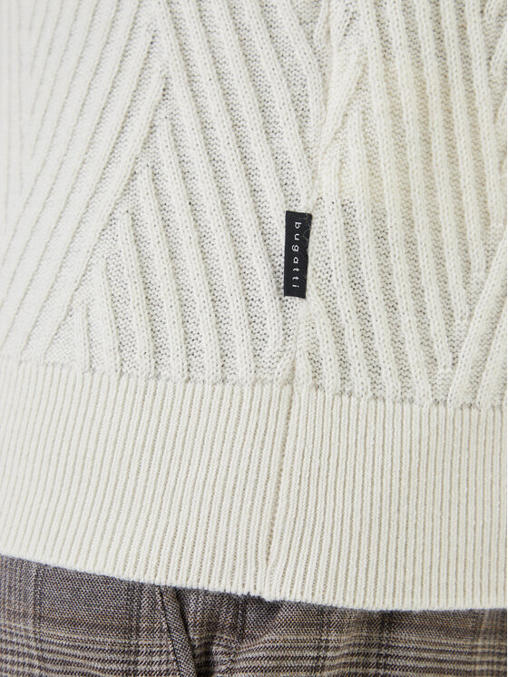 Bugatti Bugatti Rollkragenpullover 7700-85542D Beige Regular Fit