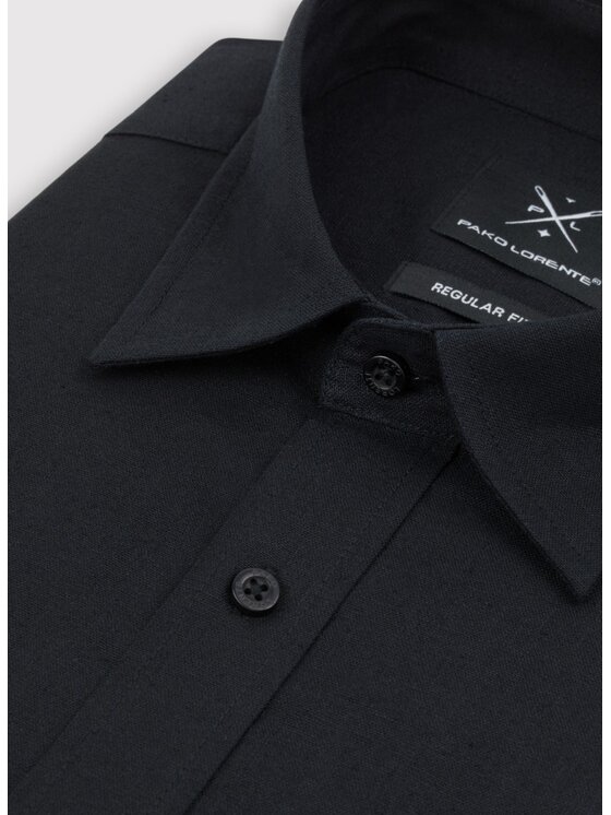 Pako Lorente Pako Lorente Koszula P25SN-1X-023 Czarny Regular Fit