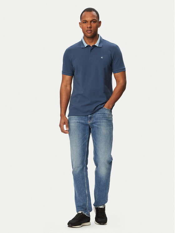 Calvin Klein Jeans Calvin Klein Jeans Polo majica LV04RG234G Mornarsko modra Regular Fit
