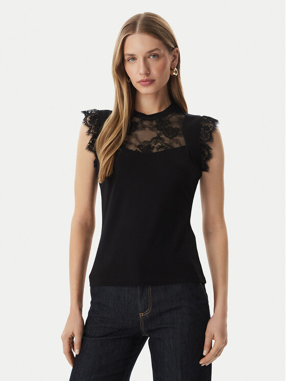 Morgan Bluzka 261-DLIVE Czarny Regular Fit