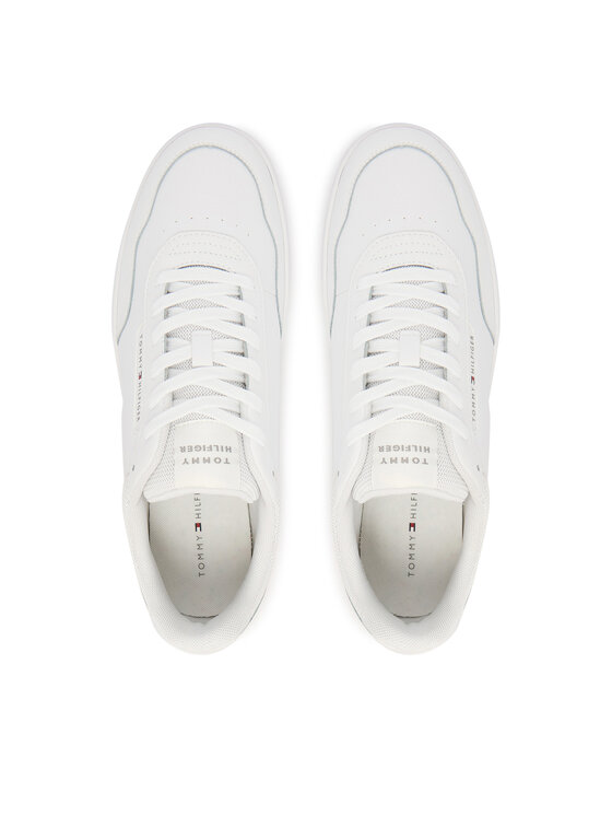 Tommy Hilfiger Tommy Hilfiger Сникърси Th Basket Core Lite Lth FM0FM05713 Бял