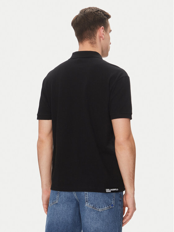 KARL LAGERFELD KARL LAGERFELD Polo A2M17094 Crna Regular Fit