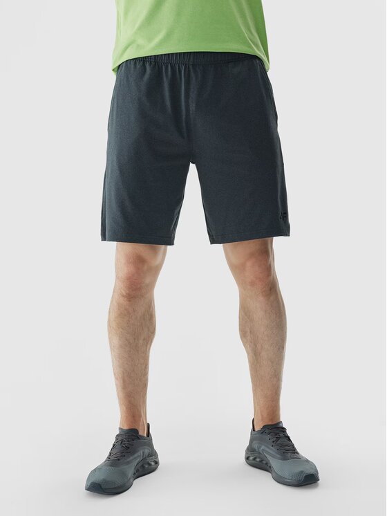 4F 4F Pantaloncini sportivi 4FWAW24TFSHM697-22M Grigio Regular Fit