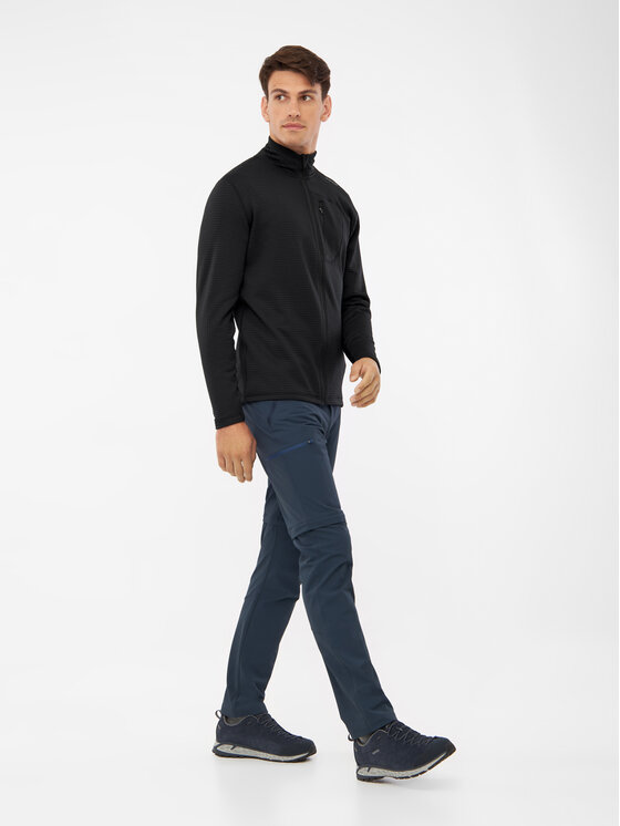 Viking Viking Bluza Admont Full Zip Man Czarny Regular Fit