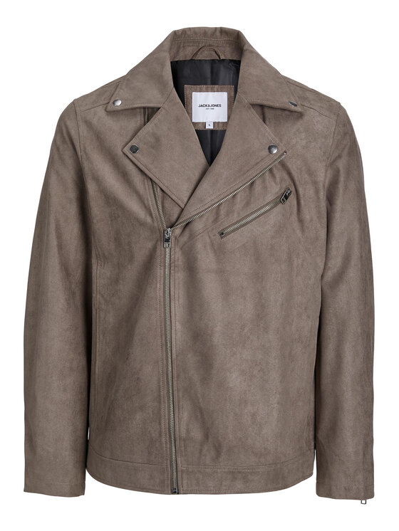 Jack&Jones Jack&Jones Geacă din imitație de piele 12236853 Maro Regular Fit
