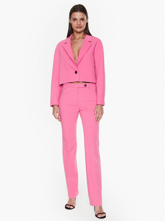 Sisley Sisley Stoffhose 4OLVLF02Q Rosa Regular Fit