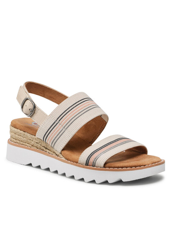 Skechers Skechers Espadryle BOBS Tea Time 113863/NTMT Beżowy