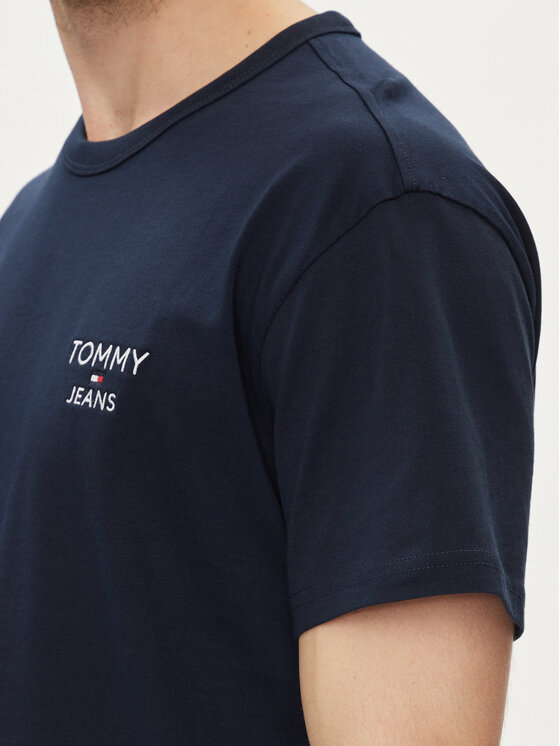 Tommy Jeans Tommy Jeans Tričko DM0DM18872 Tmavomodrá Regular Fit