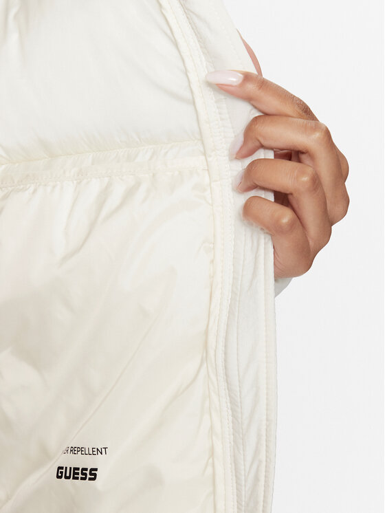 Guess Guess Prijelazna jakna V3BL13 WFUD0 Écru Regular Fit