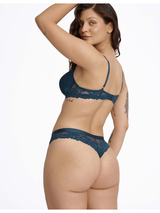Esotiq Esotiq Stringi 40860-69X Niebieski