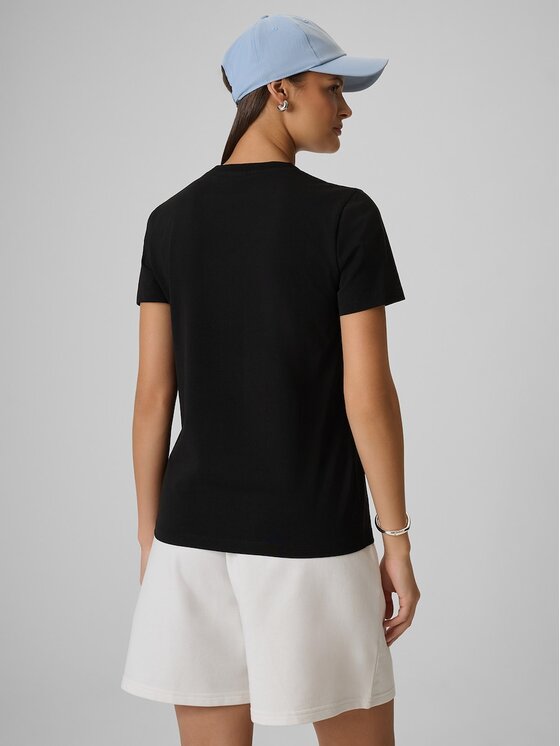 4F 4F T-shirt 4FRMM00TTSHF3618-20S Nero Regular Fit
